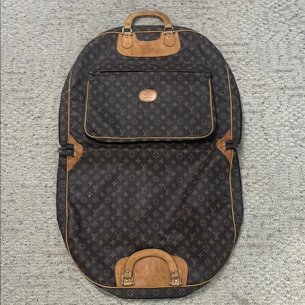 Louis Vuitton Brown Monogram Travel Bag